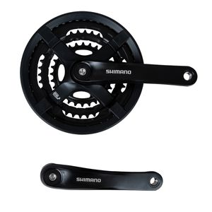 Multiplicación triple para bicicleta Shimano FC-TY501 E-C 175mm 28/38/48d 6/8v