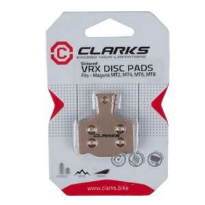 Balatas para freno de disco de bicicleta Clarks VRX Metálica