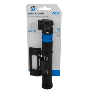 Bomba de mano para bicicleta Hunter RS 1 way 80 psi V A-F