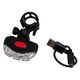 Luz delantera para bicicleta Windsor Led blanco 10 lúmenes Negro