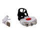 Luz delantera para bicicleta Windsor luz blanca 3 led 3 funciones carga usb Blanco
