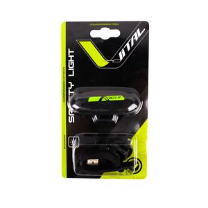 Luz para bicicleta vital 3 modos Led rojo Trasera