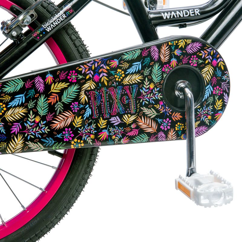 Bicicleta infantil Wander Pixy R20 x 1 95 1v Negro-rosa