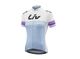 Jersey para ciclismo de ruta Liv Beliv-Luna SS Corta T-L Azul-blanco-morado