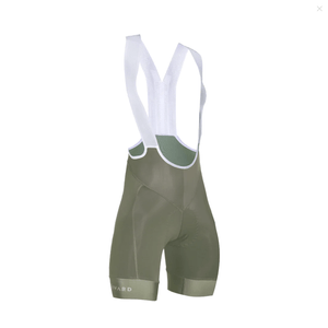 Bib short dama para ciclismo Aphesis W-Pro Matcha T-L Verde militar