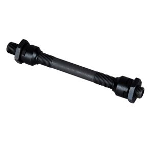 Eje de bloqueo para maza delantera de bicicleta 108 mm Negro