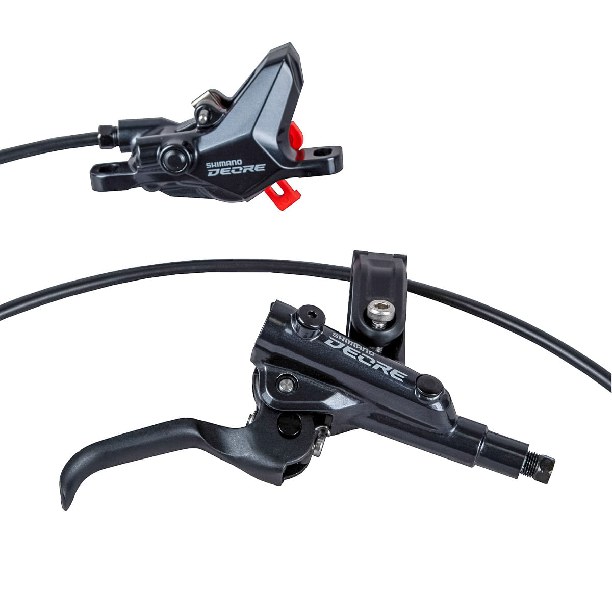 Freno A Disco Idraulico SHIMANO DEORE BL-M6100 – Sinistro Anteriore, Set Con Pinza E Cavi - 2