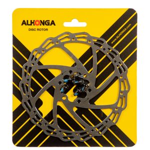 Disco de freno para bicicleta de montaña Alhonga 160mm 6 tornillos