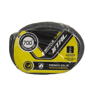 Cámara para bicicleta de ruta Vital R700x23/28c VF 48 mm