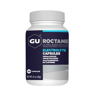 Suplemento alimenticio deportivo GU Roctane Ultra Endurance Electrolitros 50 cápsulas