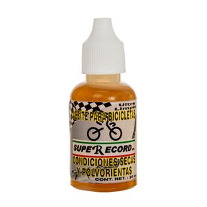 Lubricante sintético avanzado para cadena de bicicleta Super Record Ultra Limpio 20ml