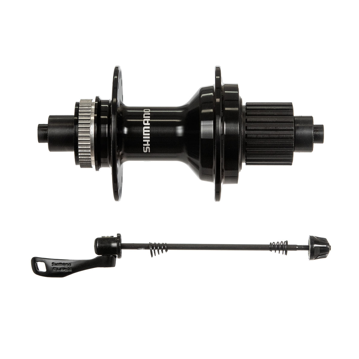Maza trasera para bicicleta MTB Shimano Deore FH MT401 12v